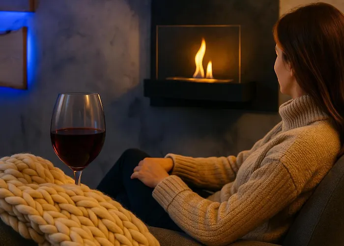 Hotelove Z Biokominkiem Na Skale Apartament